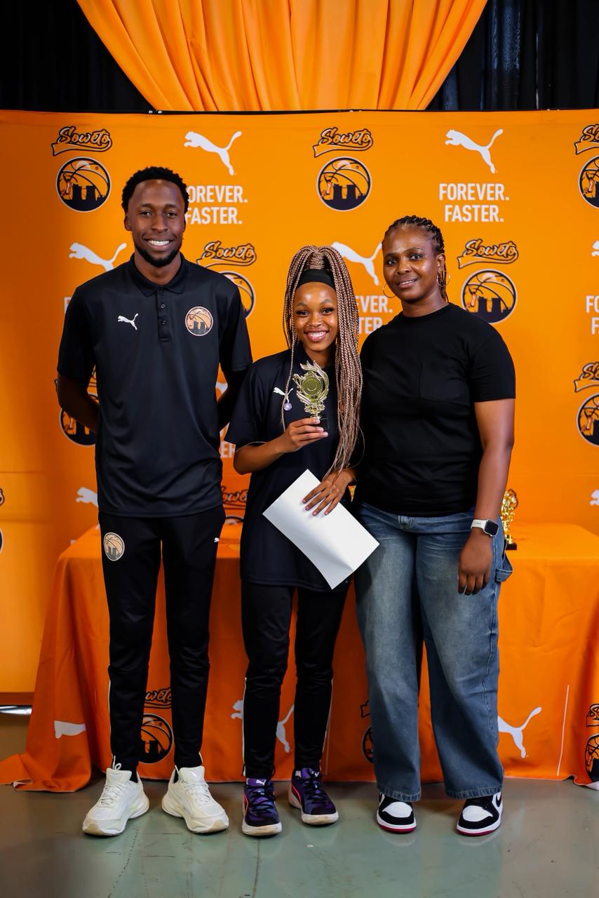 Coach Tsele with player